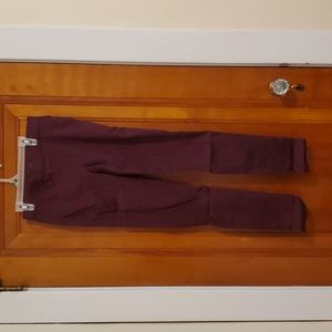 Wine colored cotton jeans size 3 to 5
